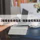【福建省疫情信息·福建省疫情消息】