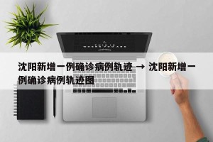 沈阳新增一例确诊病例轨迹 → 沈阳新增一例确诊病例轨迹图