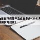 【山东省环保停产企业有多少·2021年山东环保何时结束】