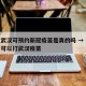 北京武汉可预约新冠疫苗是真的吗 → 北京哪里可以打武汉疫苗