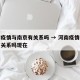 河南疫情与南京有关系吗 → 河南疫情与南京有关系吗现在