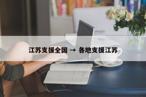 江苏支援全国 → 各地支援江苏